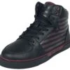 "High-cut Trainers" Sneakers High Black-red By RED By EMP
