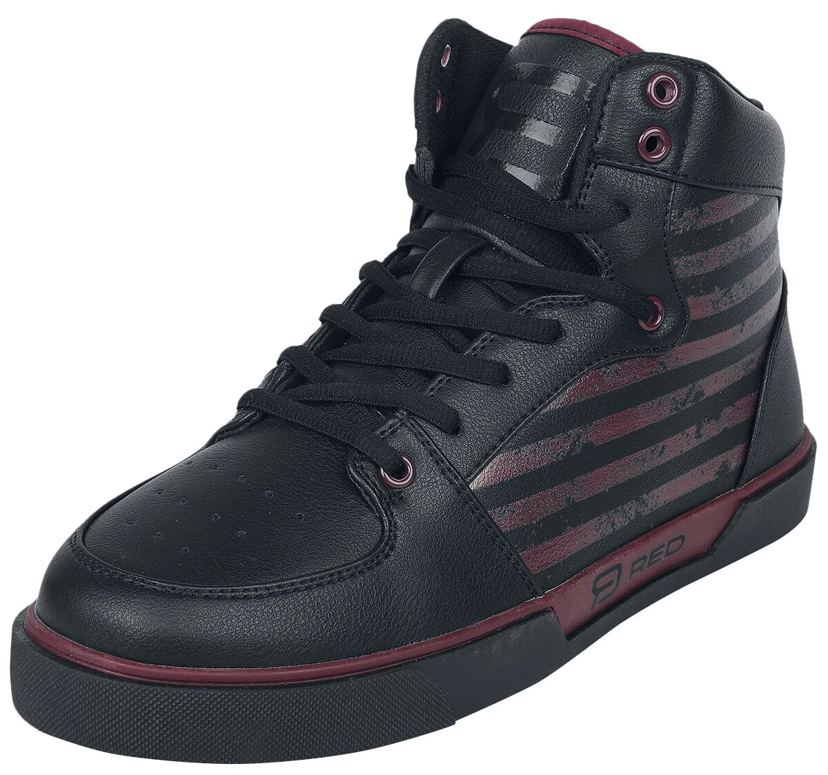 "High-cut Trainers" Sneakers High Black-red By RED By EMP 3 "High-cut Trainers" Sneakers High Black-red By RED By EMP