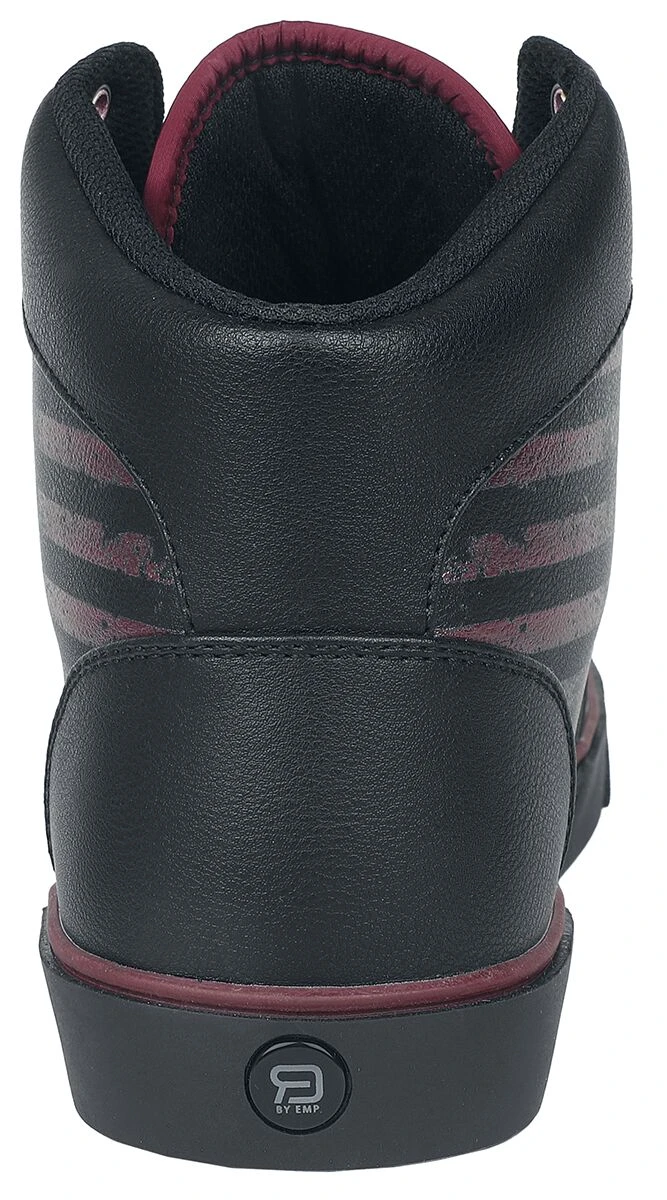 "High-cut Trainers" Sneakers High Black-red By RED By EMP 4 "High-cut Trainers" Sneakers High Black-red By RED By EMP - Image 2