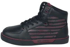 "High-cut Trainers" Sneakers High Black-red By RED By EMP 12 "High-cut Trainers" Sneakers High Black-red By RED By EMP -Men Fashion Clothing Store 534881a4