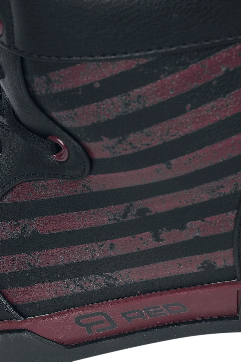 "High-cut Trainers" Sneakers High Black-red By RED By EMP 9 "High-cut Trainers" Sneakers High Black-red By RED By EMP - Image 7