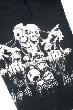 "Shorts With Skull Print" Shorts Black By Gothicana By EMP 10 "Shorts With Skull Print" Shorts Black By Gothicana By EMP -Men Fashion Clothing Store 535020d2