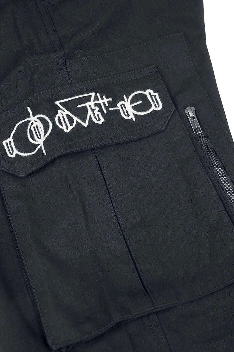 "Shorts With Skull Print" Shorts Black By Gothicana By EMP 7 "Shorts With Skull Print" Shorts Black By Gothicana By EMP - Image 5