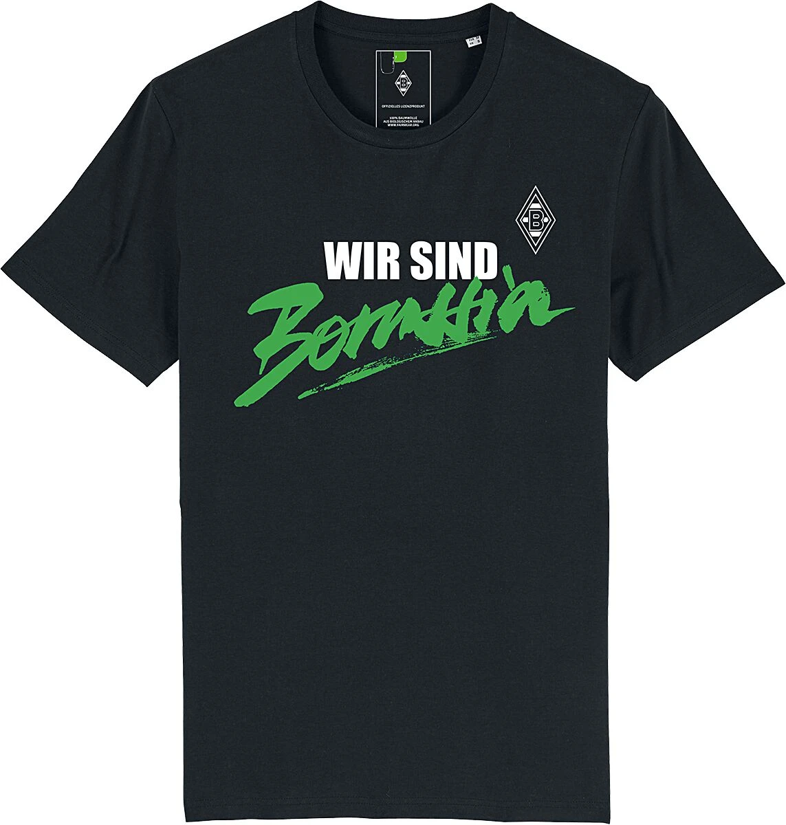"Borussia Mönchengladbach Wir Sind Borussia" T-Shirt Black 3 "Borussia Mönchengladbach Wir Sind Borussia" T-Shirt Black