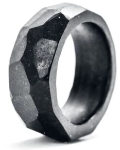 "Stonering" Ring Black By Rockers -Men Fashion Clothing Store 535917a3