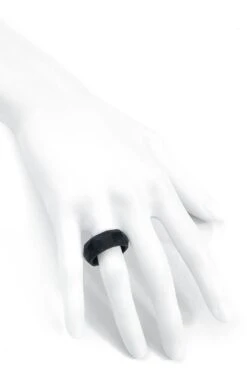 "Stonering" Ring Black By Rockers -Men Fashion Clothing Store 535917c