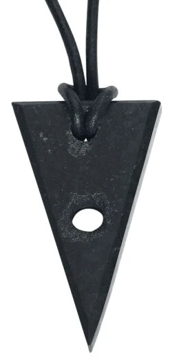 "Warrior" Necklace Black By Rockers