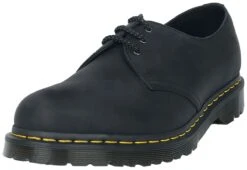 "1461 Pascal - Black Waxed Full Grain" Lace-up Shoe Black By Dr. Martens