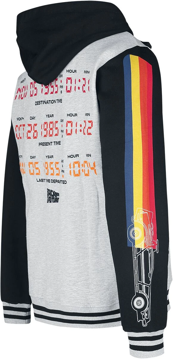"Back To The Future - Logo" Hooded Zip Multicolour By Back To The Future 5 "Back To The Future - Logo" Hooded Zip Multicolour By Back To The Future - Image 3