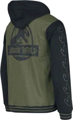 "Jurassic Park - Logo" Hooded Zip Multicolour By Jurassic Park -Men Fashion Clothing Store 536873c