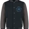 "Snorlax" Varsity Jacket Black/mottled Grey By Pokémon