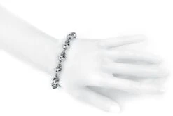 "Skulls" Bracelet Silver-coloured By Rock Rebel By EMP 8 "Skulls" Bracelet Silver-coloured By Rock Rebel By EMP -Men Fashion Clothing Store 537389c