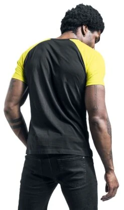 "Batman - Logo" T-Shirt Black-yellow By Batman -Men Fashion Clothing Store 537454wb