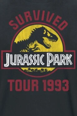 "Survival Tour" T-Shirt Black By Jurassic Park -Men Fashion Clothing Store 537667d