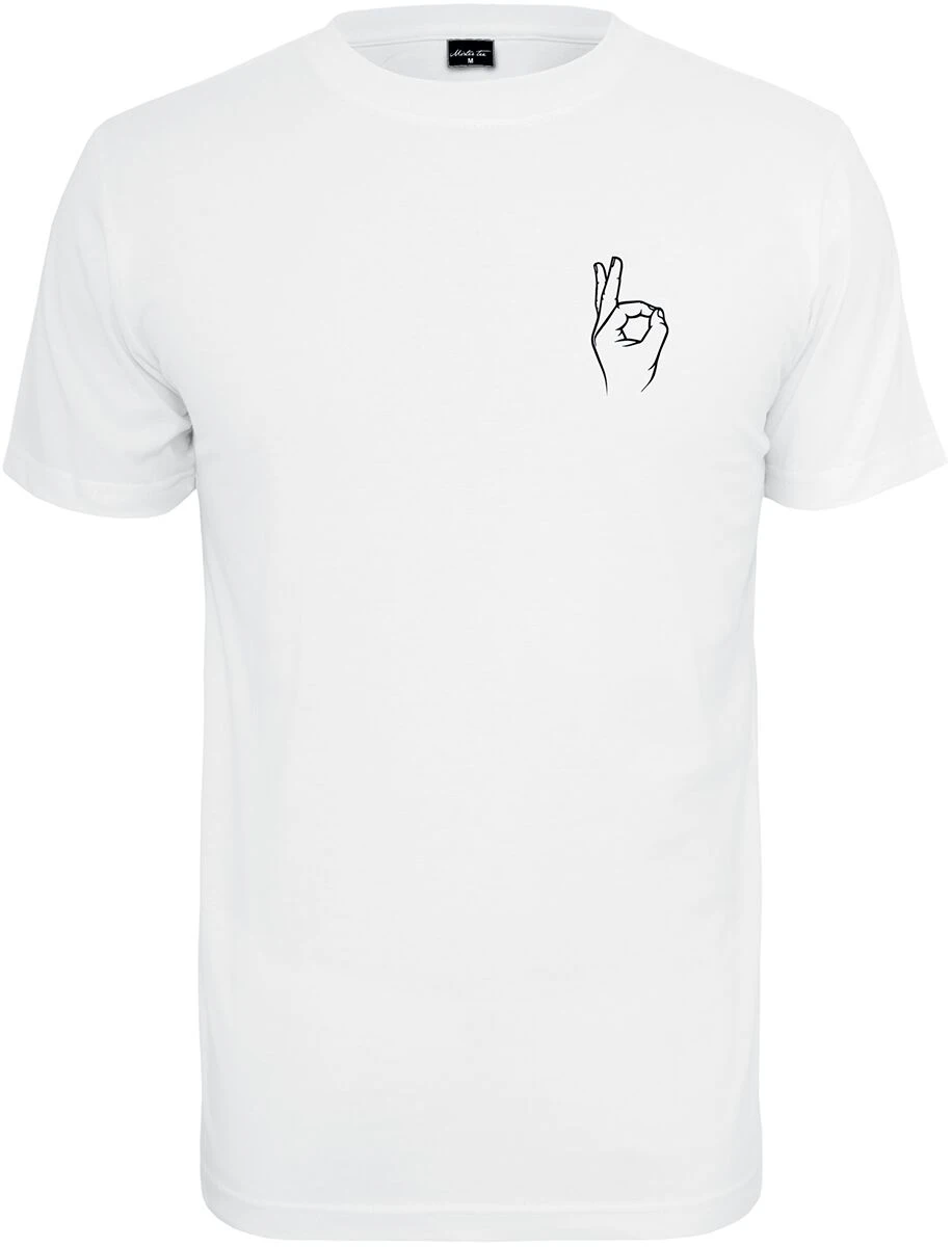 "Easy Sign T-shirt" T-Shirt White By Mister Tee 3 "Easy Sign T-shirt" T-Shirt White By Mister Tee