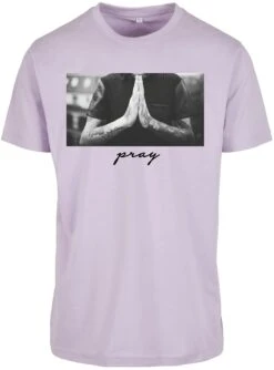 "Pray Tee" T-Shirt Lilac By Mister Tee