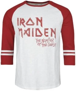 "EMP Signature Collection" Long-sleeve Shirt Old White-red By Iron Maiden