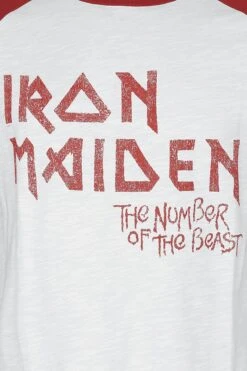 "EMP Signature Collection" Long-sleeve Shirt Old White-red By Iron Maiden -Men Fashion Clothing Store 538483d