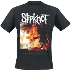 "The End, So Far Cover" T-Shirt Black By Slipknot