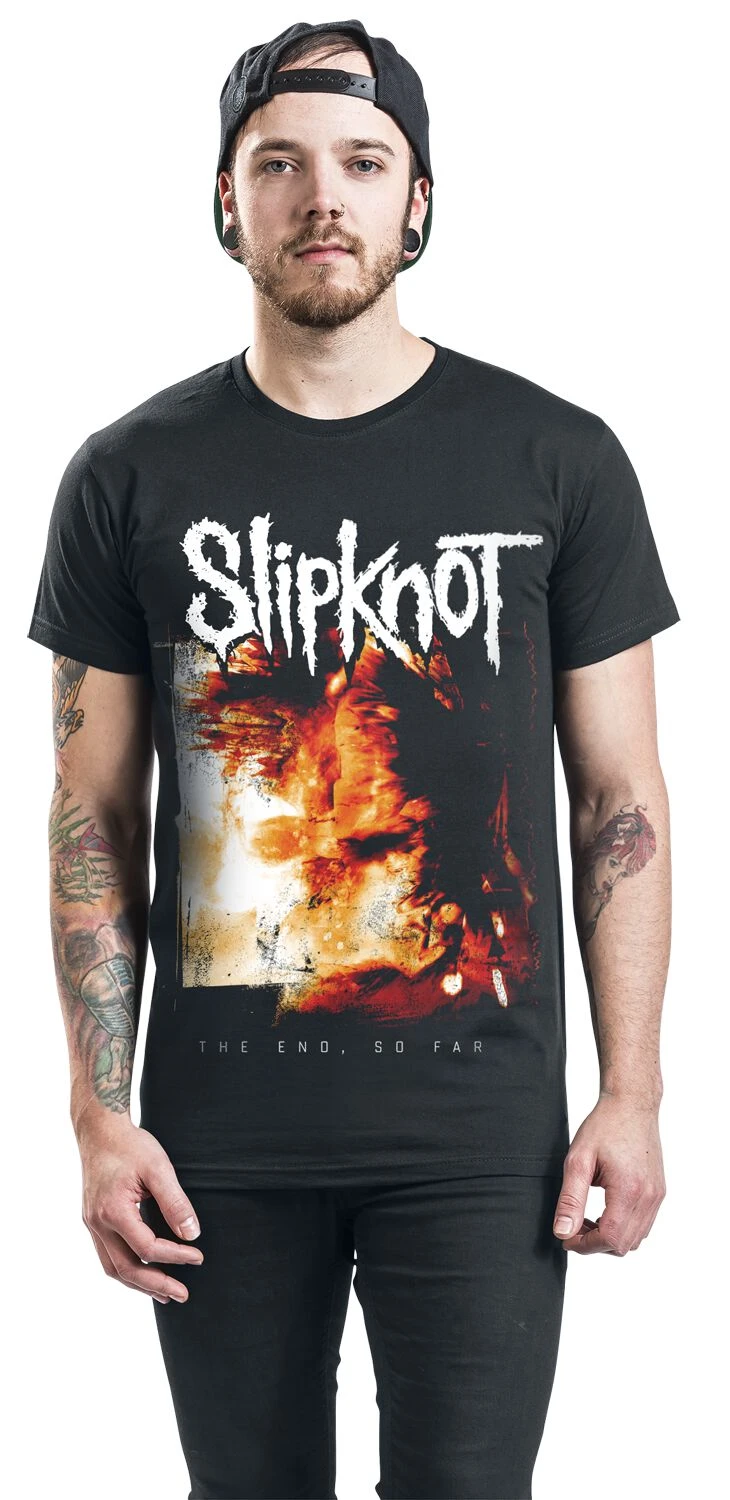 "The End, So Far Cover" T-Shirt Black By Slipknot 6 "The End, So Far Cover" T-Shirt Black By Slipknot - Image 4
