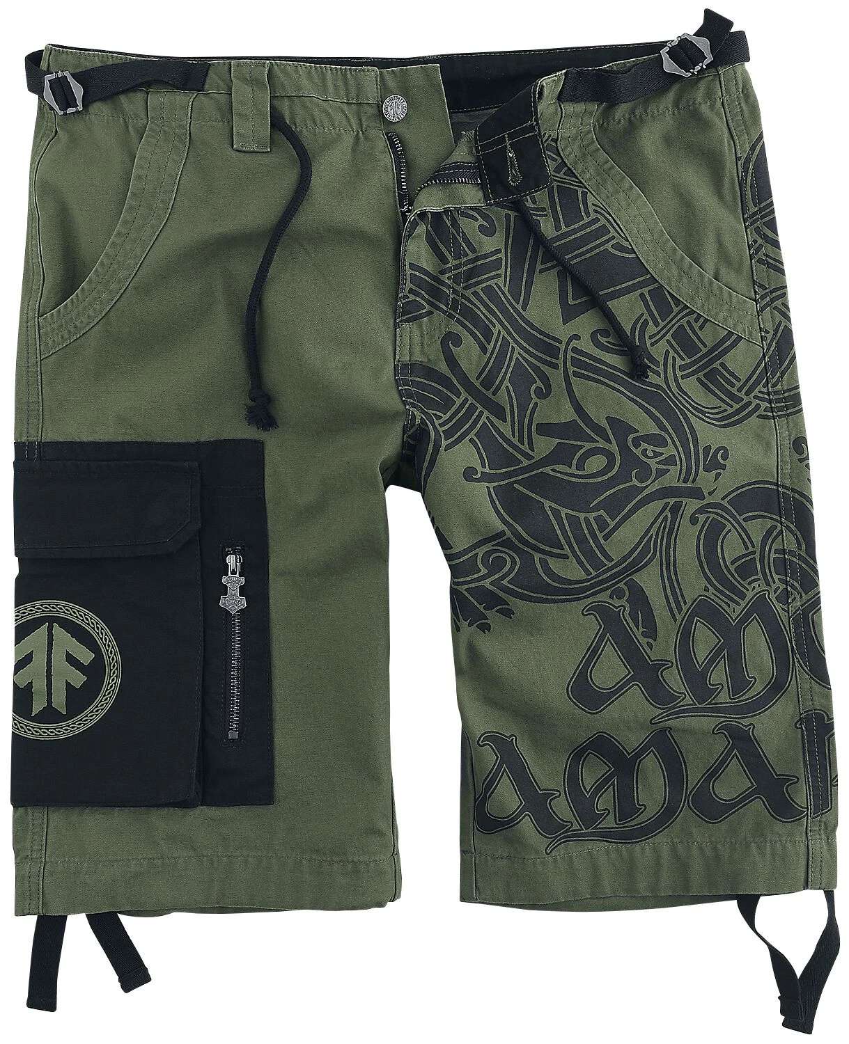 "EMP Signature Collection" Shorts Olive-black By Amon Amarth 3 "EMP Signature Collection" Shorts Olive-black By Amon Amarth