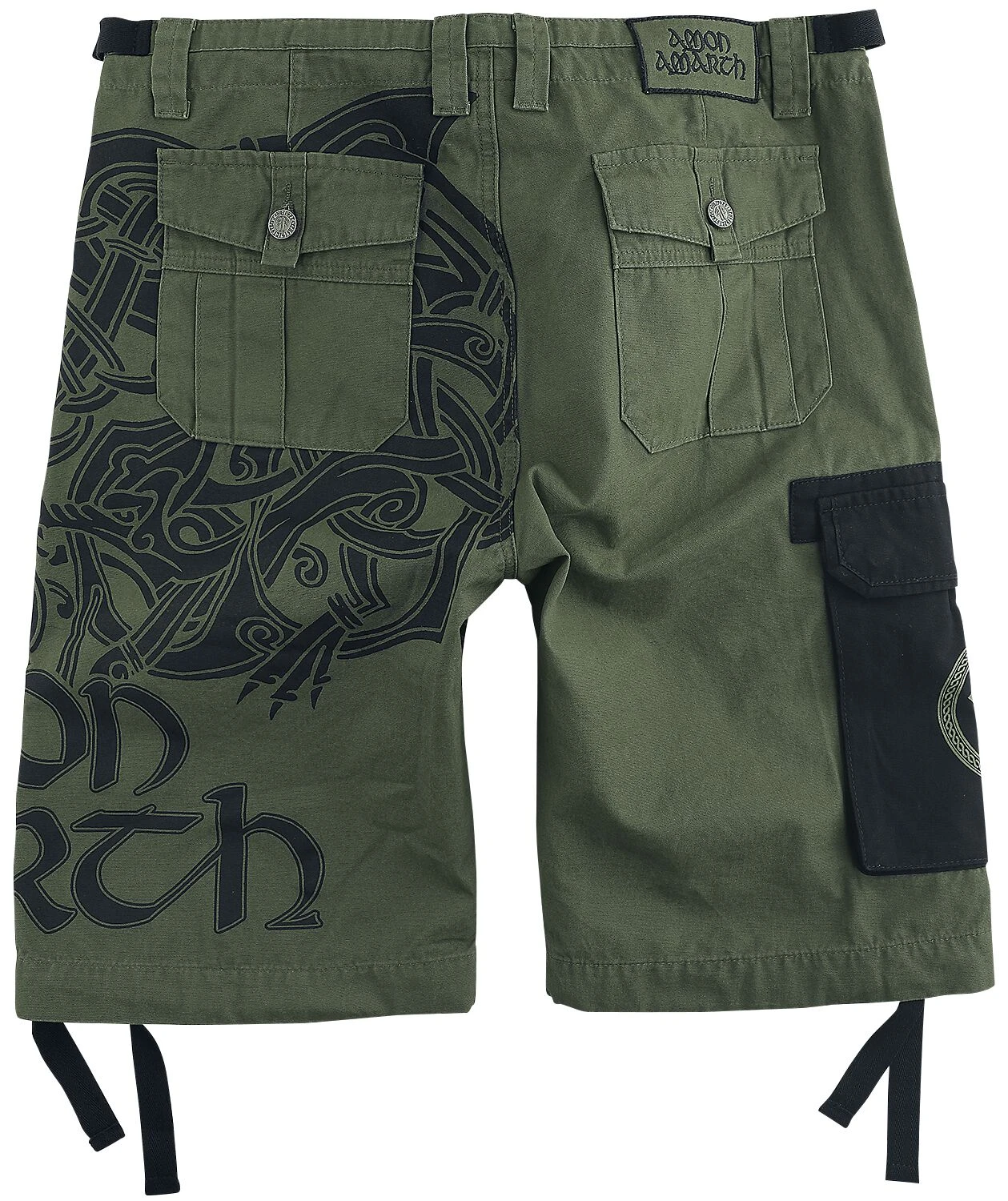 "EMP Signature Collection" Shorts Olive-black By Amon Amarth 4 "EMP Signature Collection" Shorts Olive-black By Amon Amarth - Image 2