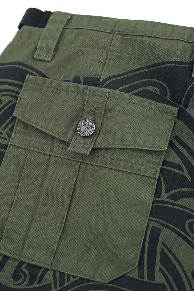 "EMP Signature Collection" Shorts Olive-black By Amon Amarth 8 "EMP Signature Collection" Shorts Olive-black By Amon Amarth - Image 6