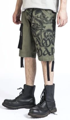 "EMP Signature Collection" Shorts Olive-black By Amon Amarth 18 "EMP Signature Collection" Shorts Olive-black By Amon Amarth -Men Fashion Clothing Store 539492wa2