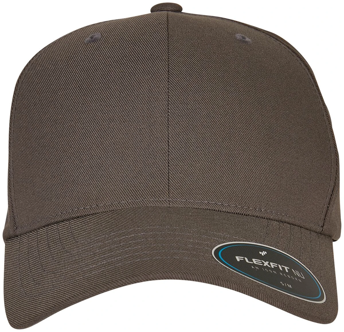 "NU CAP" Cap Dark Grey By Flexfit 6 "NU CAP" Cap Dark Grey By Flexfit - Image 4