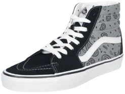 "SK8-HI Paisley Grey/true White" Sneakers High Black-grey By Vans
