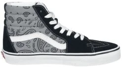 "SK8-HI Paisley Grey/true White" Sneakers High Black-grey By Vans 11 "SK8-HI Paisley Grey/true White" Sneakers High Black-grey By Vans -Men Fashion Clothing Store 540271a3