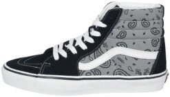 "SK8-HI Paisley Grey/true White" Sneakers High Black-grey By Vans 12 "SK8-HI Paisley Grey/true White" Sneakers High Black-grey By Vans -Men Fashion Clothing Store 540271a4