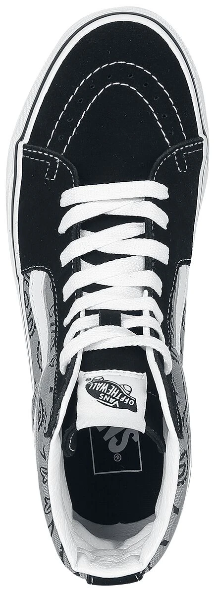"SK8-HI Paisley Grey/true White" Sneakers High Black-grey By Vans 7 "SK8-HI Paisley Grey/true White" Sneakers High Black-grey By Vans - Image 5
