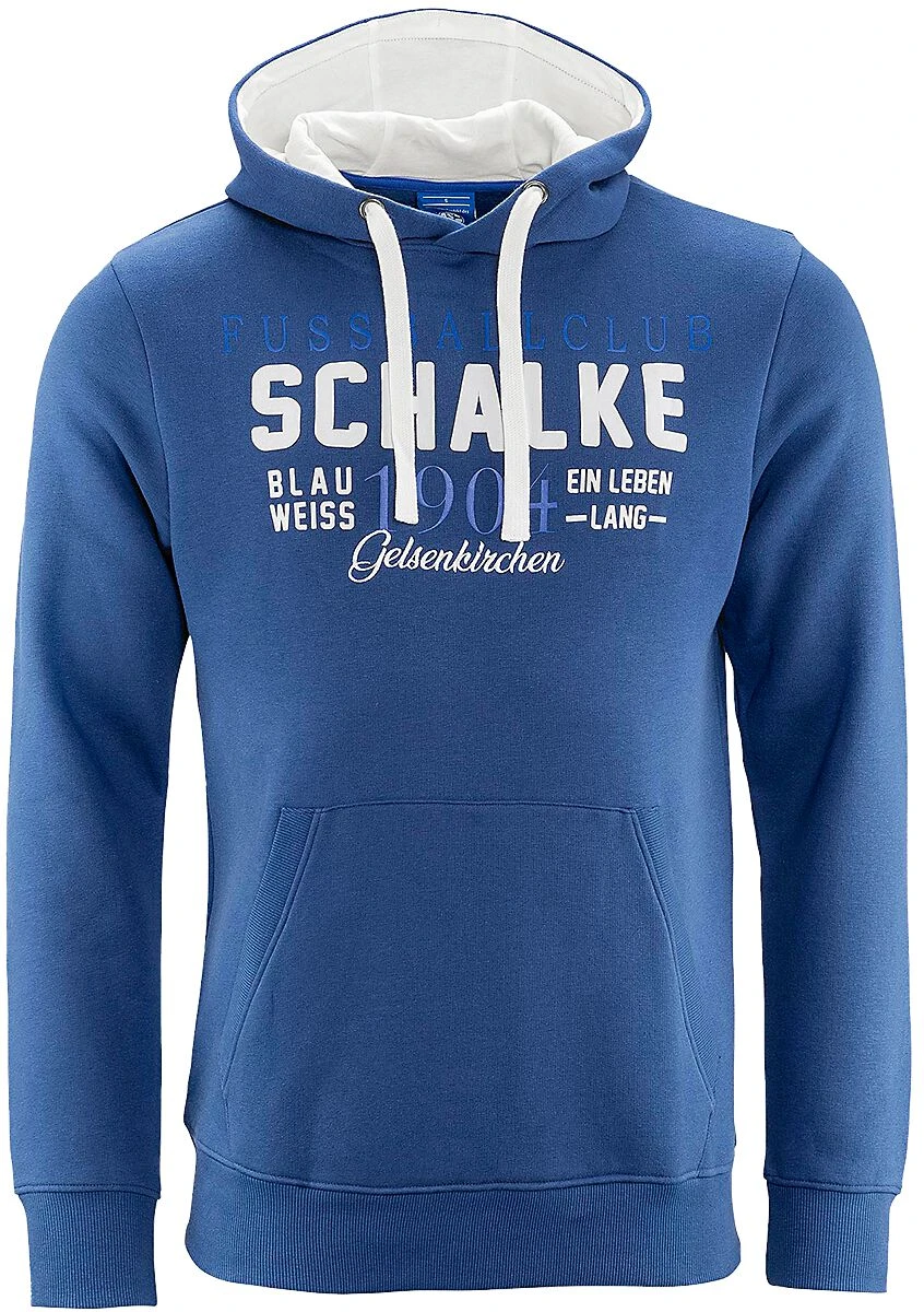 "Schalke Football Club" Hooded Sweater Navy By FC Schalke 04 3 "Schalke Football Club" Hooded Sweater Navy By FC Schalke 04