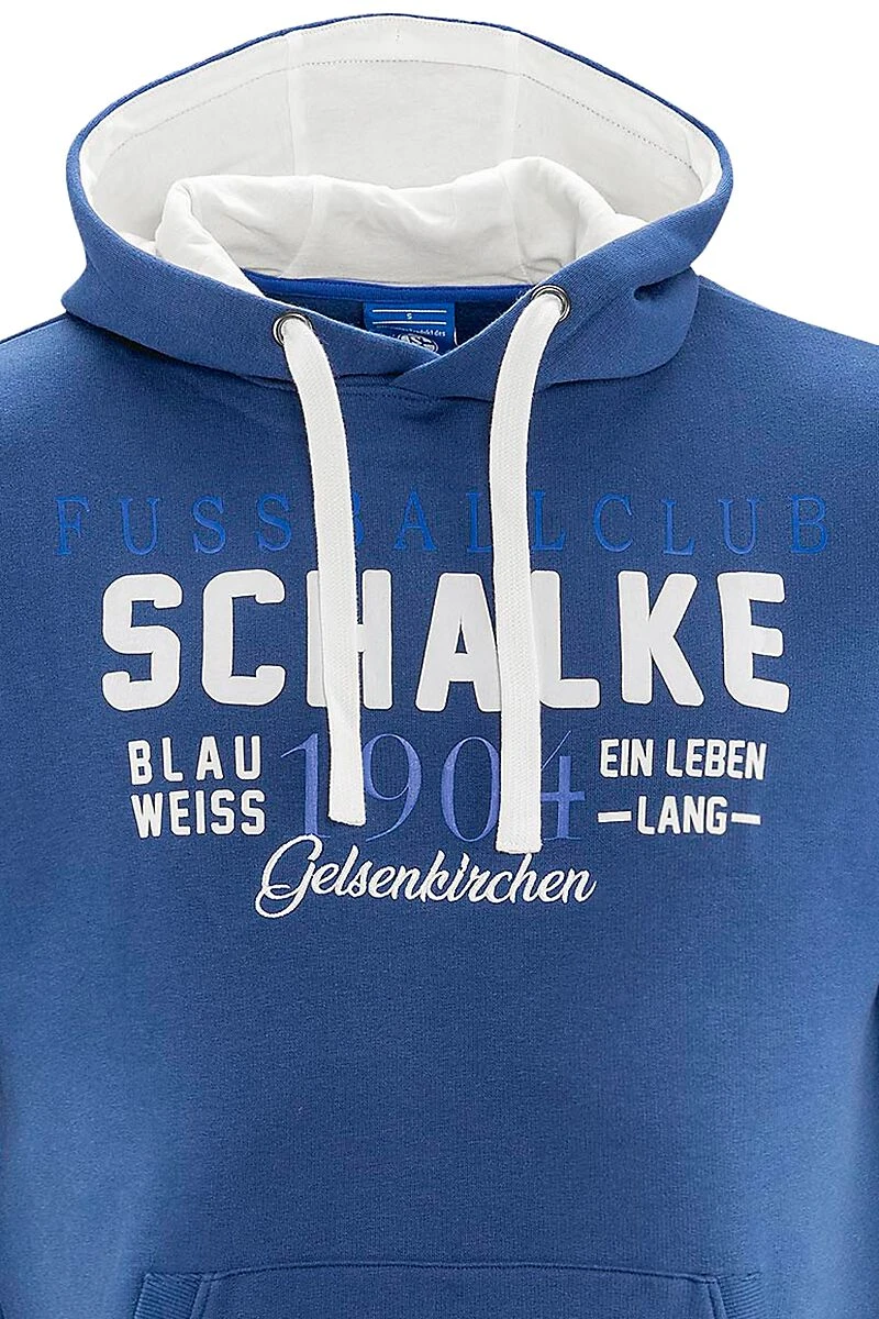 "Schalke Football Club" Hooded Sweater Navy By FC Schalke 04 5 "Schalke Football Club" Hooded Sweater Navy By FC Schalke 04 - Image 3