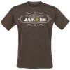 "3 - Jakobs" T-Shirt Brown By Borderlands 1 "3 - Jakobs" T-Shirt Brown By Borderlands -Men Fashion Clothing Store 541868a