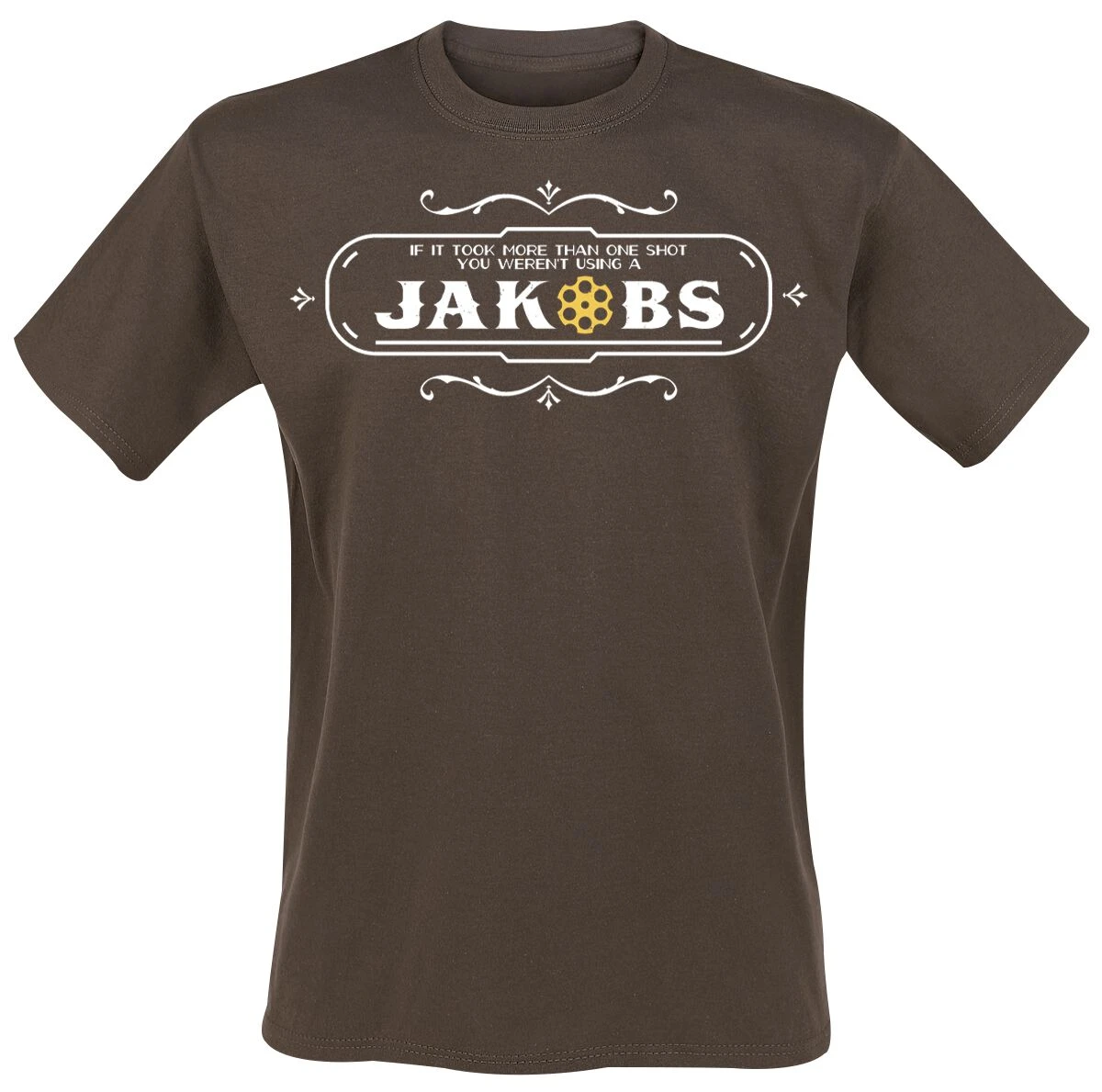 "3 - Jakobs" T-Shirt Brown By Borderlands