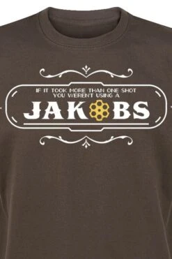 "3 - Jakobs" T-Shirt Brown By Borderlands 7 "3 - Jakobs" T-Shirt Brown By Borderlands -Men Fashion Clothing Store 541868d