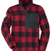 "Lumber Jacket" Between-seasons Jacket Black-red By RED By EMP -Men Fashion Clothing Store 542604a