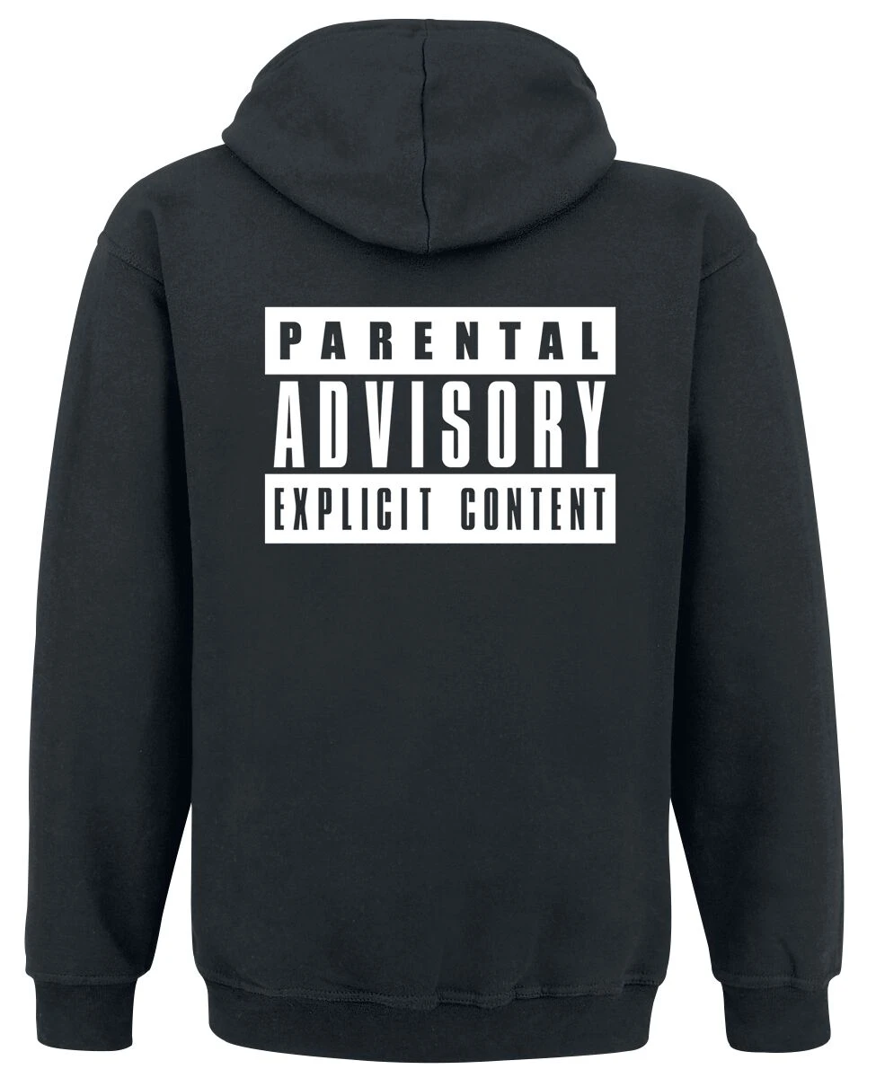 "Classic Logo" Hooded Sweater Black By Parental Advisory 4 "Classic Logo" Hooded Sweater Black By Parental Advisory - Image 2