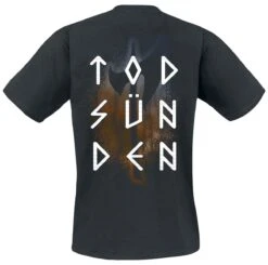 "Todsünden" T-Shirt Black By Feuerschwanz 8 "Todsünden" T-Shirt Black By Feuerschwanz -Men Fashion Clothing Store 544429b