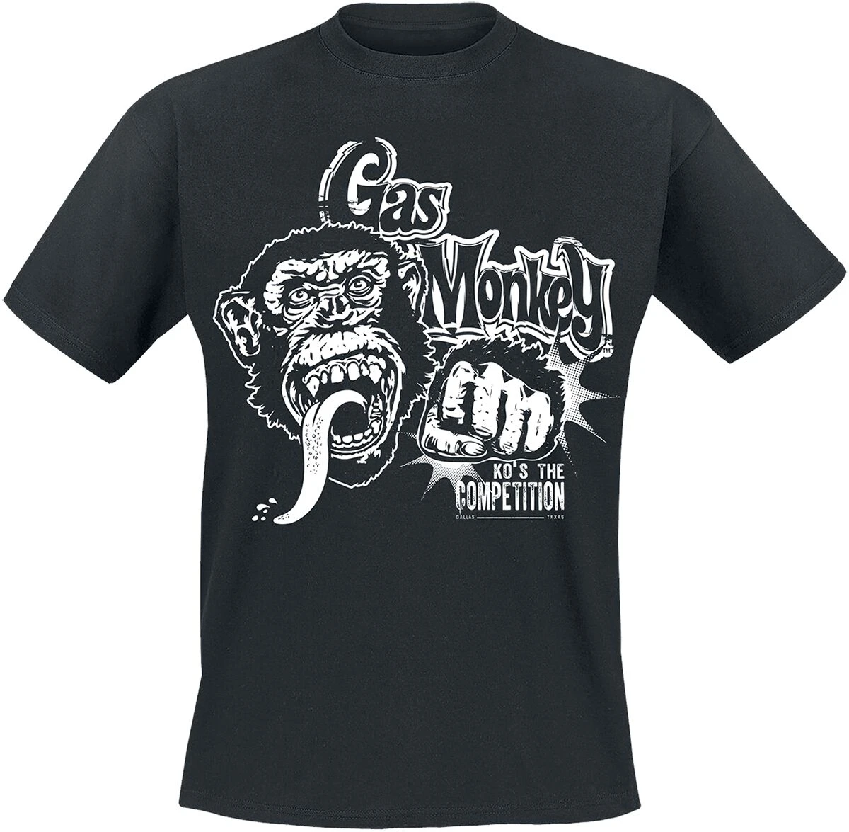 "Fist Bump" T-Shirt Black By Gas Monkey Garage 3 "Fist Bump" T-Shirt Black By Gas Monkey Garage