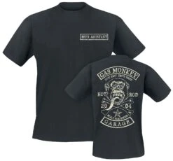 "Hot Rod - Beer Assistant" T-Shirt Black By Gas Monkey Garage