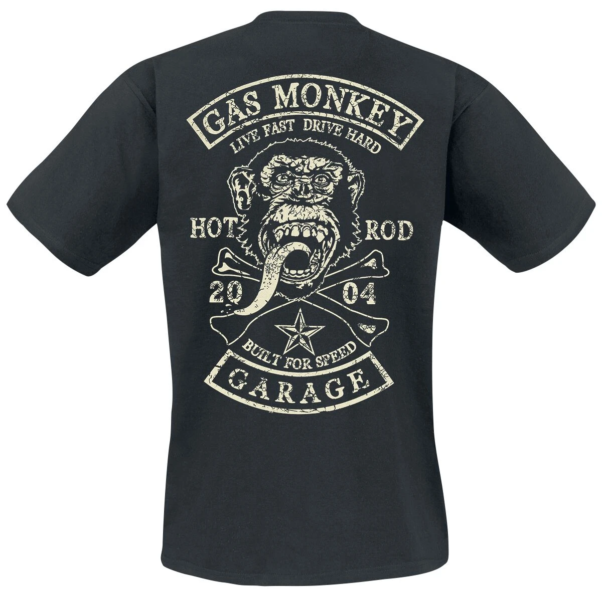 "Hot Rod - Beer Assistant" T-Shirt Black By Gas Monkey Garage 5 "Hot Rod - Beer Assistant" T-Shirt Black By Gas Monkey Garage - Image 3