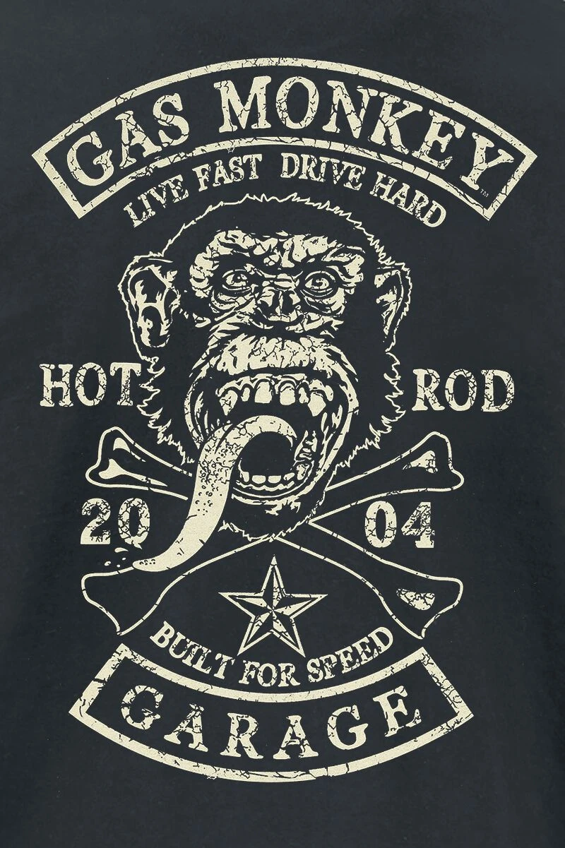 "Hot Rod - Beer Assistant" T-Shirt Black By Gas Monkey Garage 7 "Hot Rod - Beer Assistant" T-Shirt Black By Gas Monkey Garage - Image 5