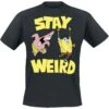 "Stay Weird" T-Shirt Black By SpongeBob SquarePants 2 "Stay Weird" T-Shirt Black By SpongeBob SquarePants -Men Fashion Clothing Store 549537a