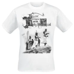 "Monty Python Holy Grail Knight Riders" T-Shirt White