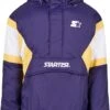 "Starter Colour Block Half-zip Retro Jacket" Between-seasons Jacket Lilac By Starter 2 "Starter Colour Block Half-zip Retro Jacket" Between-seasons Jacket Lilac By Starter -Men Fashion Clothing Store 549970a