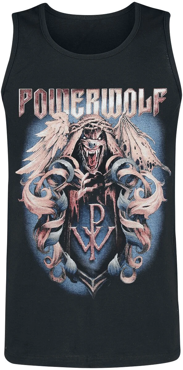 "Metal Crest" Tanktop Black By Powerwolf 3 "Metal Crest" Tanktop Black By Powerwolf
