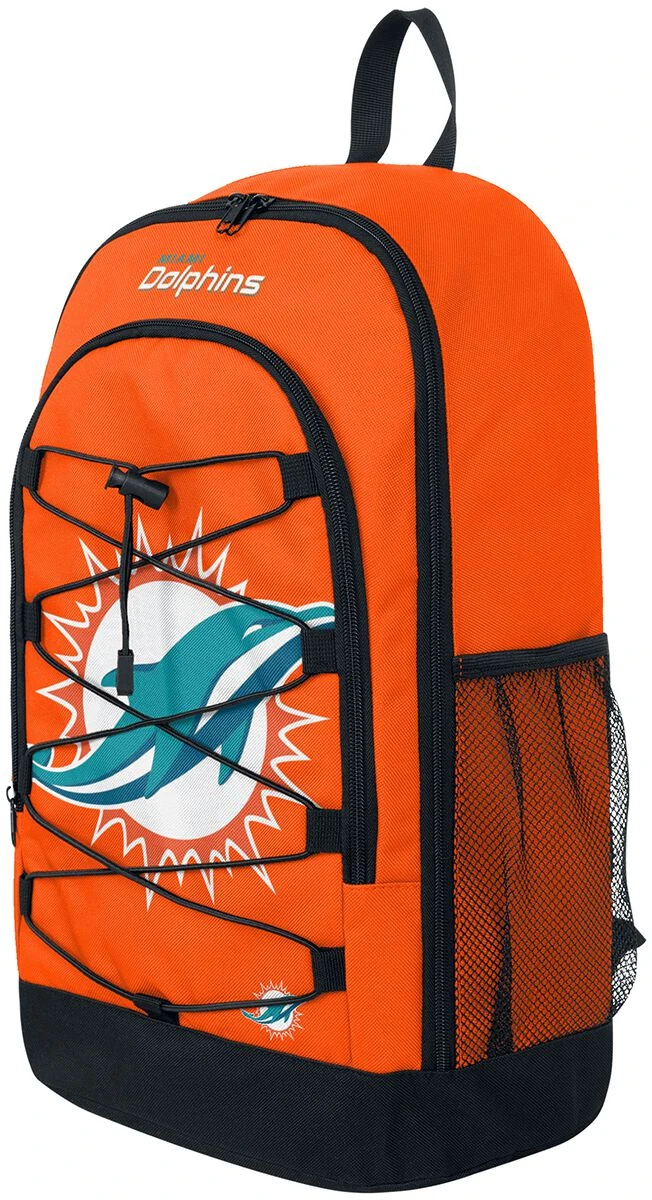 "Miami Dolphins" Backpack Petrol/orange/white By NFL 4 "Miami Dolphins" Backpack Petrol/orange/white By NFL - Image 2